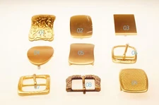 Artisic Design Quality Solid Brass Pure Copper Pin belt Buckle Leathercraft DIY