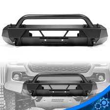 Toyota Bull Bars Stubby Front Bumper Guard Bull Bar For Toyota Tacoma 2016-2023 Powder Coated