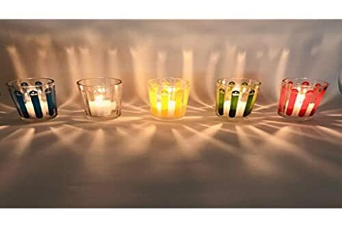 Vaschetta 6 Bicchieri assortiti per candele (L4c)