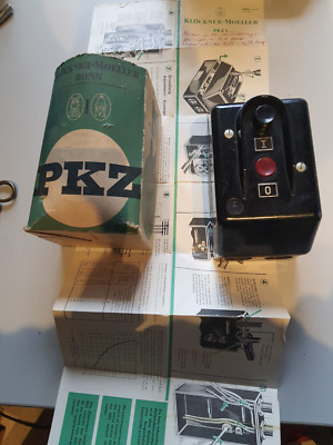 Motorschutzschalter PKZ 1  f. W-Umwälzpumpe Leistungsschütz Klöckner-Möller 1961