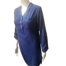 Blue Denim Shirt Dress size Small