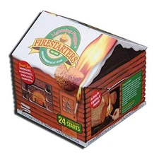 AN24LC 24 count LogCabinBox Firestarter, pine