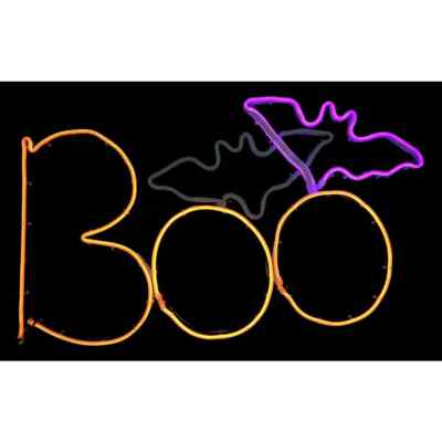 Neon Boo Sign