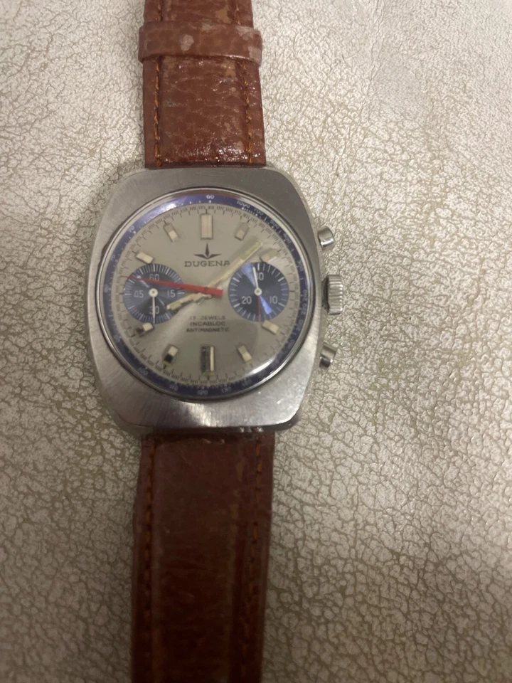 Dugena Vintage Chronograph mit Valjoux 7733 1970er - Bild 2 von 4
