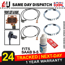 Image of ABS SPEED SENSOR ABS RELUCTOR RING FOR SAAB 9-5 2005-2010 FRONT 2X 