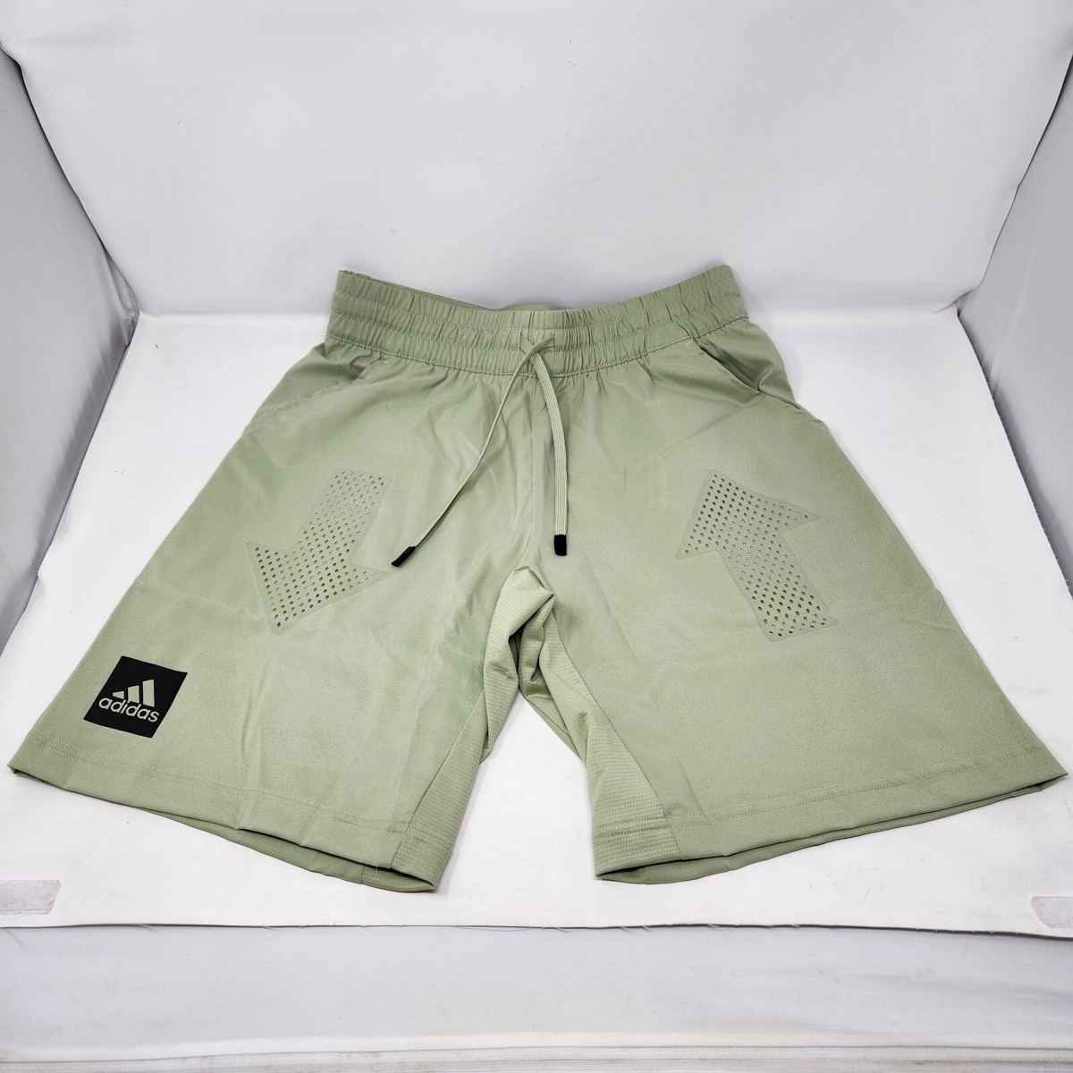 Adidas Paris Ergo Inch Tennis Shorts Men's Medium HA2556 Magic Lime Black  NEW