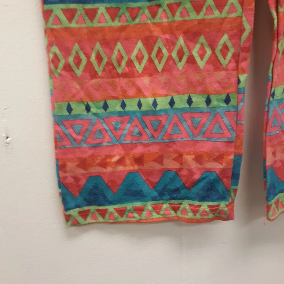 Circo Sleepwear Pants Size S Multicolor Geometric 100% Polyester free shipping  - Image 4 of 4