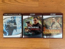 3x HD DVD Movies- The Bourne Ultimatum, The Bourne Identity, The Rundown