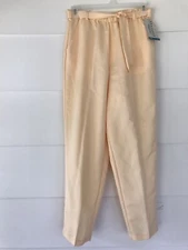 SOSTANZA CONTEMPORARY APPAREL ELASTIC WAIST CASUAL PANTS SIZE 16 BANANA