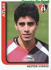030 NESTOR VIDRIO FC.ATLAS GAUDALAJARA MEXICO STICKER SUPERFUTBOL 2009 PANINI