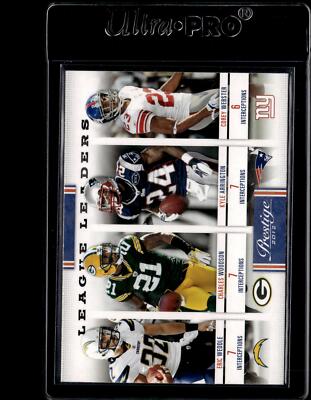 2012 Panini Prestige League Leaders Weddle/Charles Woodson /Arrington/Webster