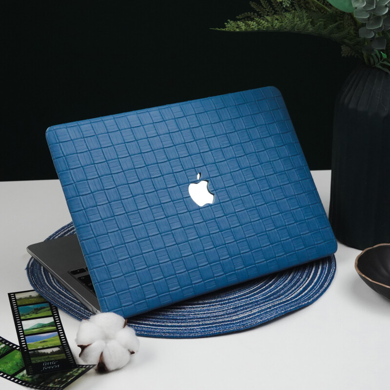 Spigen Macbook Macbook Cases 16 Inch Woven Denim PU Leather Case