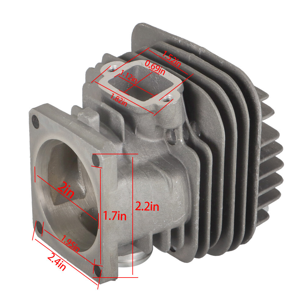 For 046 MS460 Cylinder Piston Kit Chainsaw 52mm Big Bore 1128 020