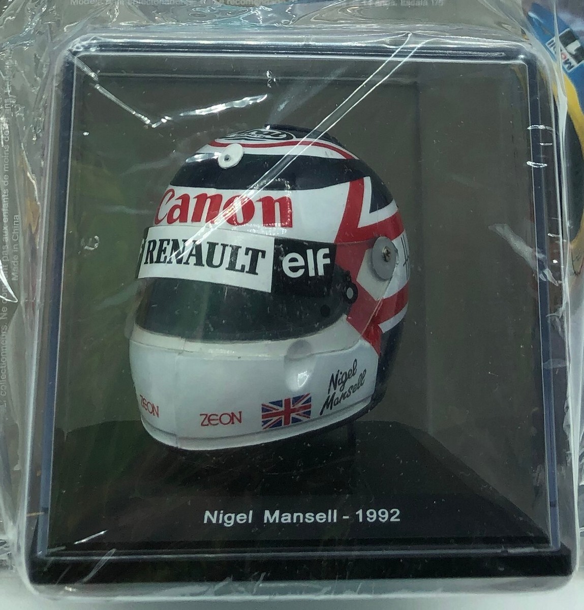 Ferrari - Nigel Mansell - 1989 - casque à l'échelle 1/5