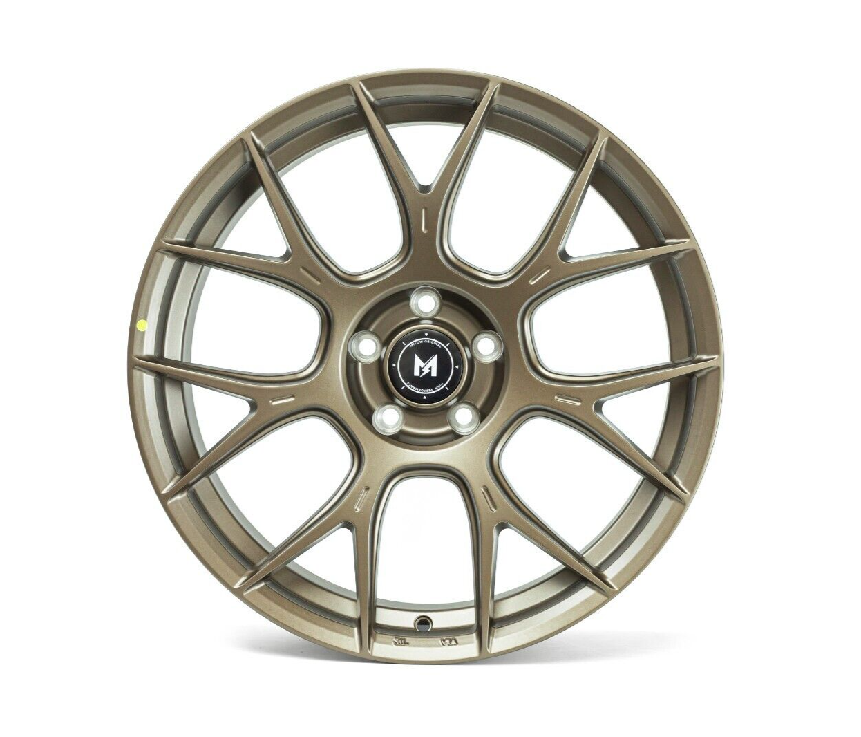 Middle Square Design Rims MFlow MFR1 Bronze Wheels 19