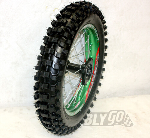 14" Inch 60/100-14 Front Wheel Tire Rim 12" Inch 80/100-12 Rear Wheel Tire Rim E - Foto 9