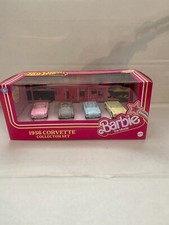 Hot Wheels Barbie The Movie 1956 Corvette Collector Set 4 Pack Cars REAL RIDERS