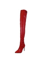 AROLLO rote Thigh High Echtleder Stiefel Rachel 37,38,39,40,41,42,43,44