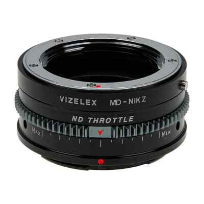 Fotodiox Vizelex Lens Adapter Minolta MD to Nikon Z Body Variable ND Filter