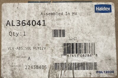 AL364041 HALDEX  VLV-ABS-SOL RLY12V