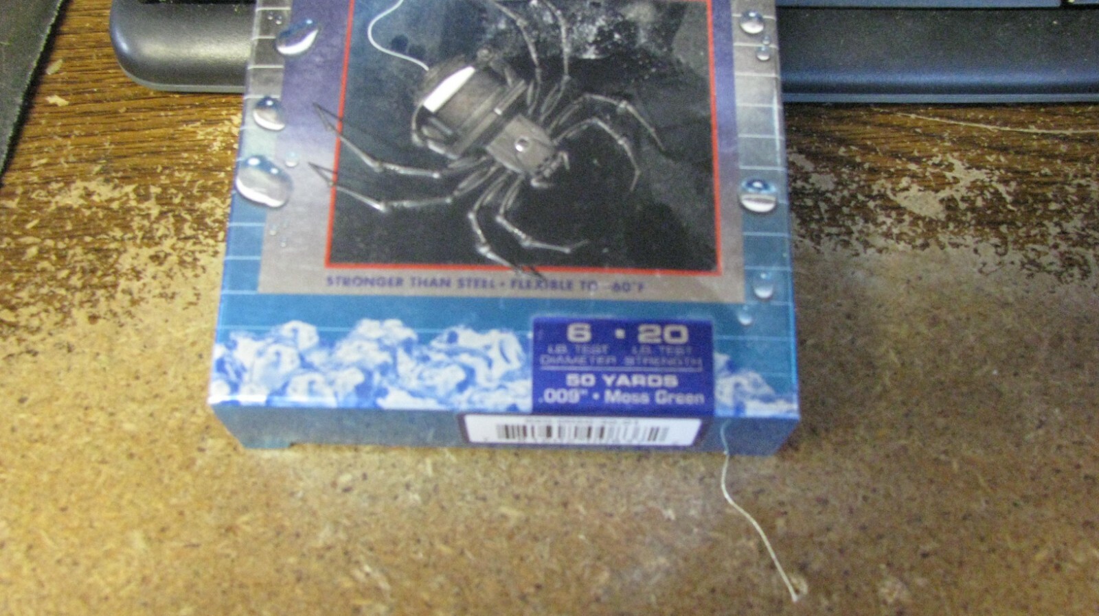 spiderwire "ice line", ice fishing, braided, 20#, free shipping