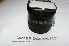 MIRANDA CAMERA SLIDE DUPLICATOR GENUINE MIRANDA BRAND