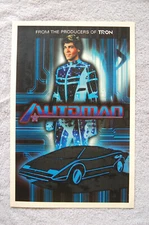 Automan TV show promotional poster 70s