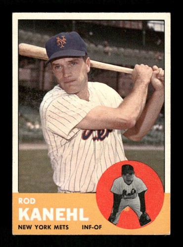 1963 Topps Baseball 371 Rod Kanehl EX BXCP33