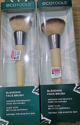 EcoTools Blending Face Brush   Sustainable, Recycled Materials ** 2 Pack **