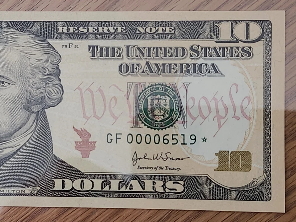 2004 A $10 ATLANTA STAR NOTE CERTIFIED PCGS 66PPQ ONLY 9600 MINTED - Image 3 of 4