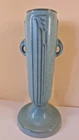 Art Deco 7.5 inch two-handled Roseville vase c. 1936 in its Moderne pattern