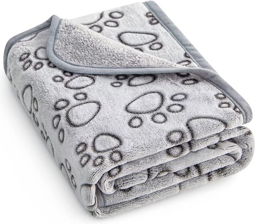 Stuffed® Premium Soft Dog Blanket Washable, 40"x32" Cat Blanket for Indoor Ca...