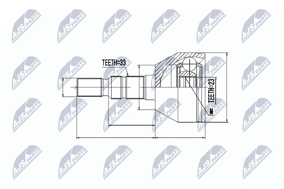 N.T.Y. NPZ-PL-023.NTY Joint Kit, drive shaft for OPEL,VAUXHALL