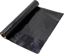 Black Plastic Sheeting Roll Farm Film Tarp Heavy Duty Polyethylene Vapor Barrier