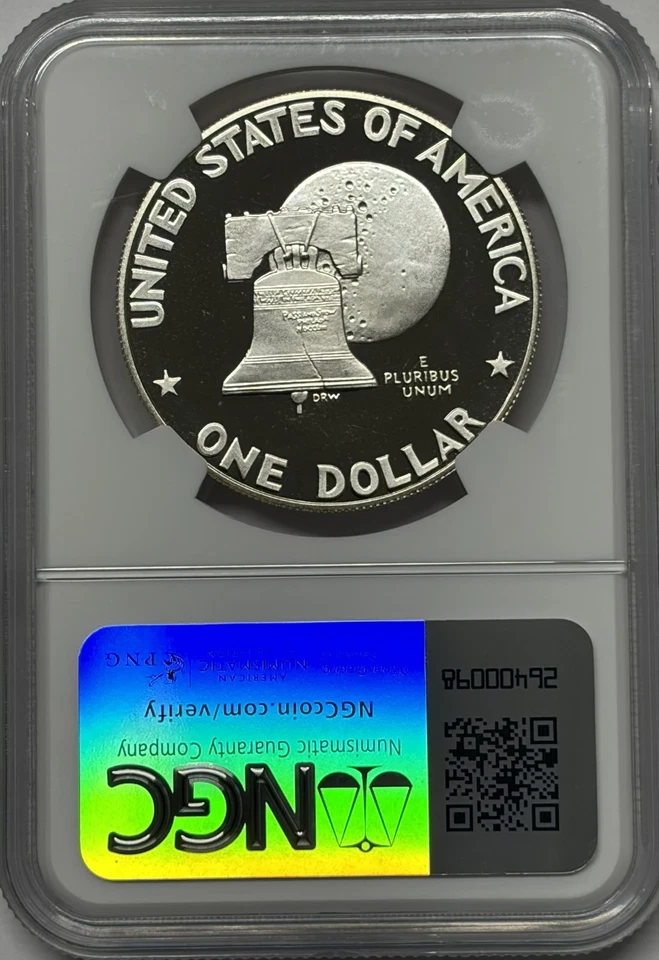 1776 -1976 S NGC PF69 Cameo Proof Silver Eisenhower Dollar Bicentennial - Image 2 of 3