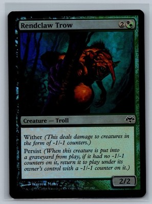 Magic The Gathering Eventide Rendclaw Trow #127/180 Foil MTG TCG CCG