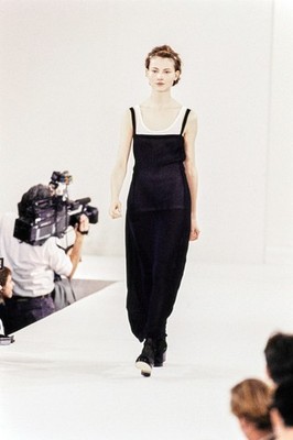 Vintage Calvin Klein Collection Spring 1994 Black Jersey Square Neck Slip Dress | eBay Vintage Calvin Klein Collection Spring 1994 Black Jersey Square Neck Slip Dress | eBay