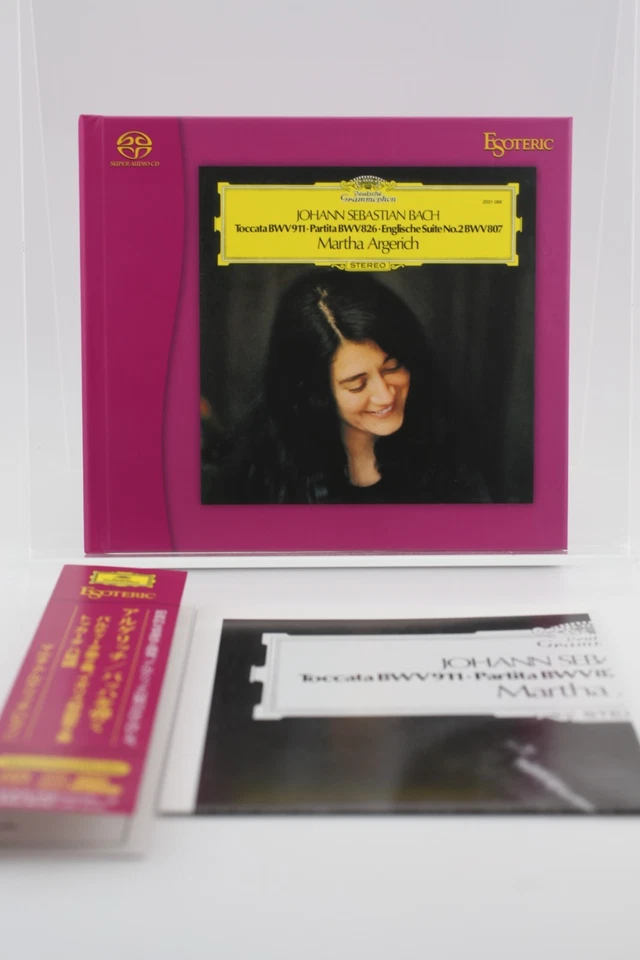 ESOTERIC SACD Bach Toccata Partita English Suite Martha Argerich ESSG-90161 - Image 3 of 4