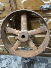 12 X 3 x 1" FLAT BELT PULLEY LINE SHAFT HIT MISS ENGINE cast iron vintage steam