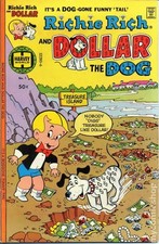 Richie Rich and Dollar the Dog #1 VG 1977 Stock Image Low Grade