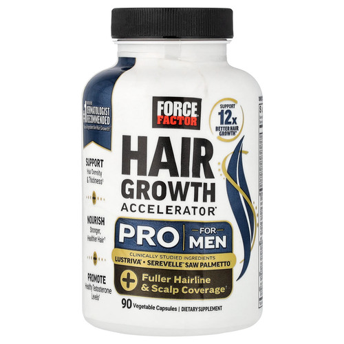 Hair Growth Accelerator® Pro, For Men, 90 Vegetable Capsules