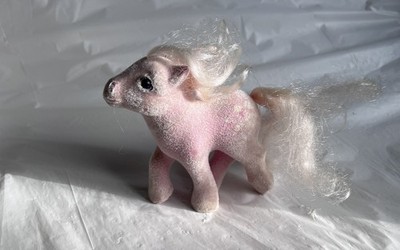 Vintage My Little Pony G1 Flocked Pony Lickety Split Ice Cream 80s MLP G1 Pony