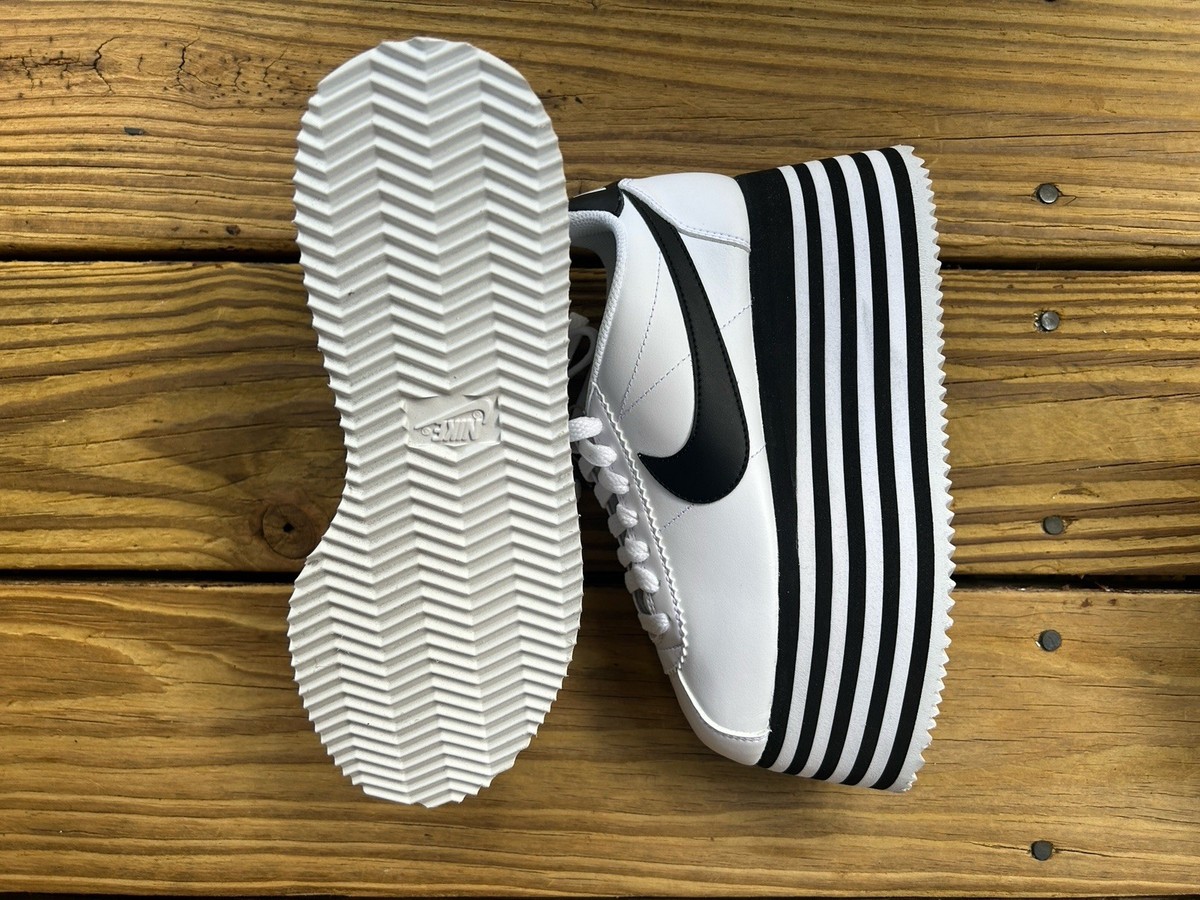 Size 5 - COMME des Garcons x Nike Cortez White W for sale online