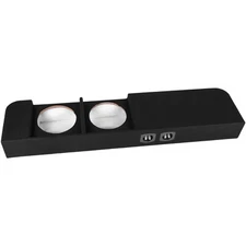 Fits 2015-2025 Ford F-150 Super Crew Cab Dual 10" Ported Subwoofer Enclosure