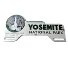 Vintage Yosemite California License Plate Topper - Sign Ad on Automobile Topper