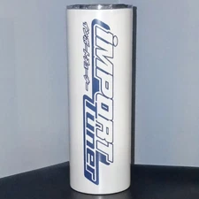Import Tuner 20oz Skinny Tumbler w/Closable Lid & Straw JDM Inspired Car Build