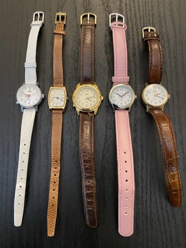 Timex Vintage Women’s Watch lot of 5 Untested Watches