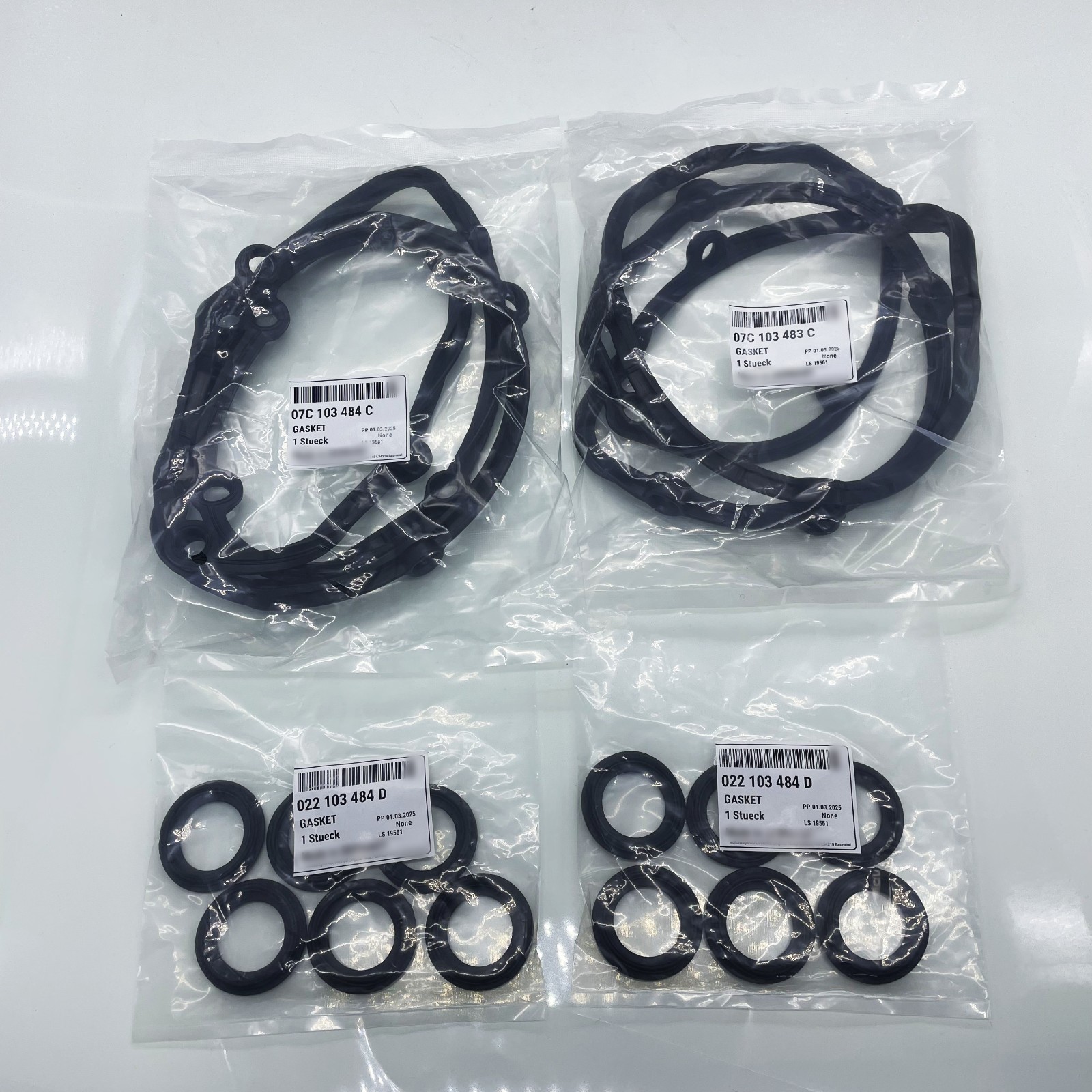 Valve cover gasket spark plug tube sealing kit For Bentley Continental GT New