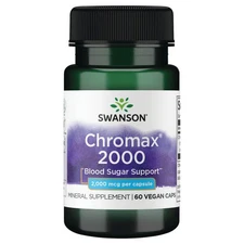 Swanson Chromax 2000 2,000 Mcg 60 Veggie Capsules