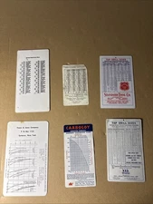 Lot 6 Machinist Reference Cards Starrett Carbology Decimal Equiv. Tap Drill Size